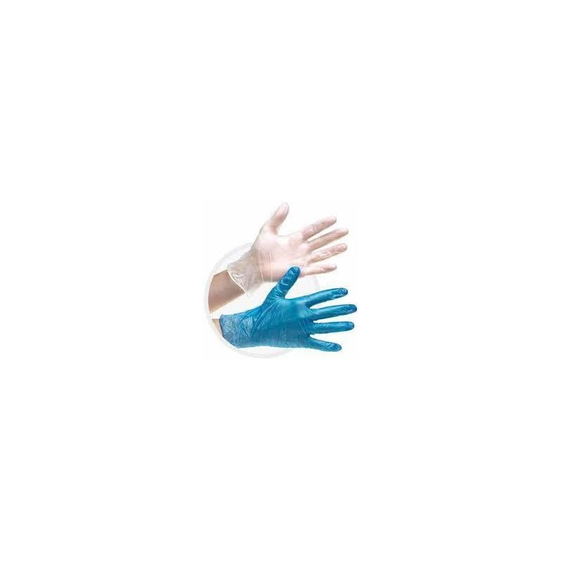 Handske Vinyl Transparant XL 100st main image