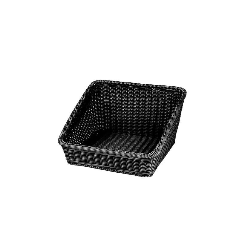 BRÖDKORG SVART PP PLAST, MÅTT: 43X43XH24/10CM main image